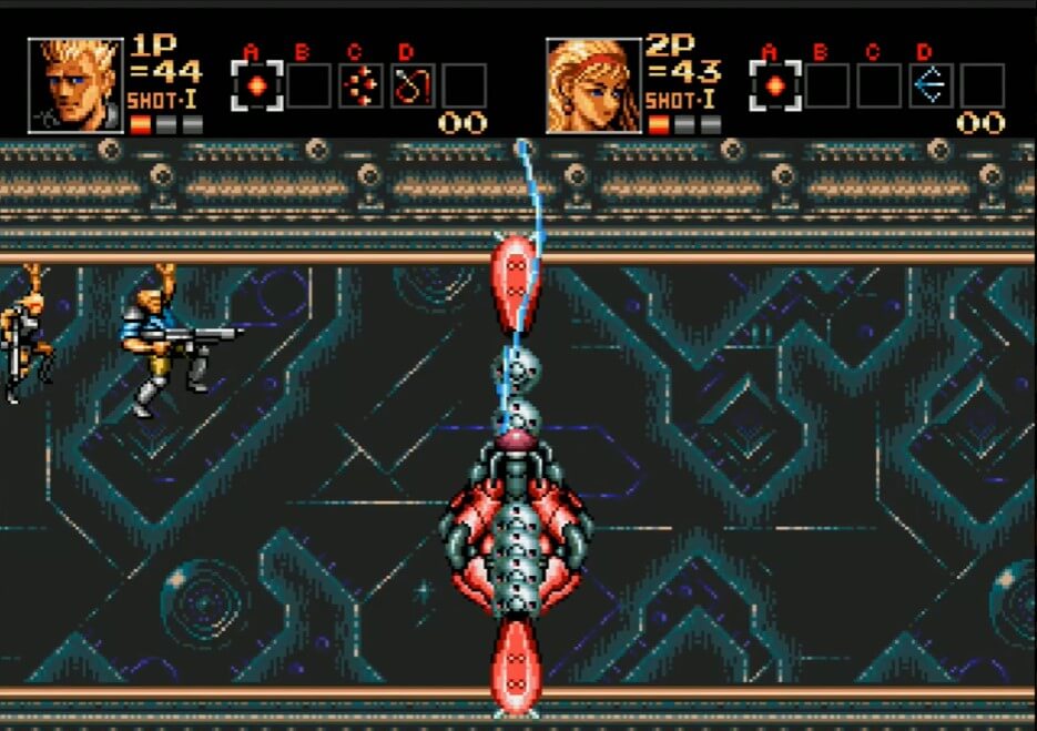 Contra - The Hard Corps - геймплей игры Sega Mega Drive\Genesis